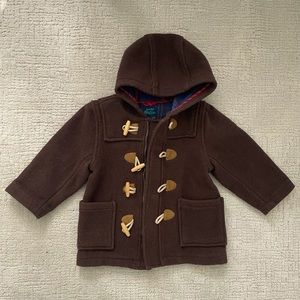Mini Boden Brown Kids Pea Coat